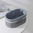 Корзина для хранения Доляна Storage, 24×15×10 см, средняя, дерево, цвет серый - Фото 2