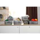 Корзина для хранения Доляна Storage, 24×15×10 см, средняя, дерево, цвет серый - Фото 5