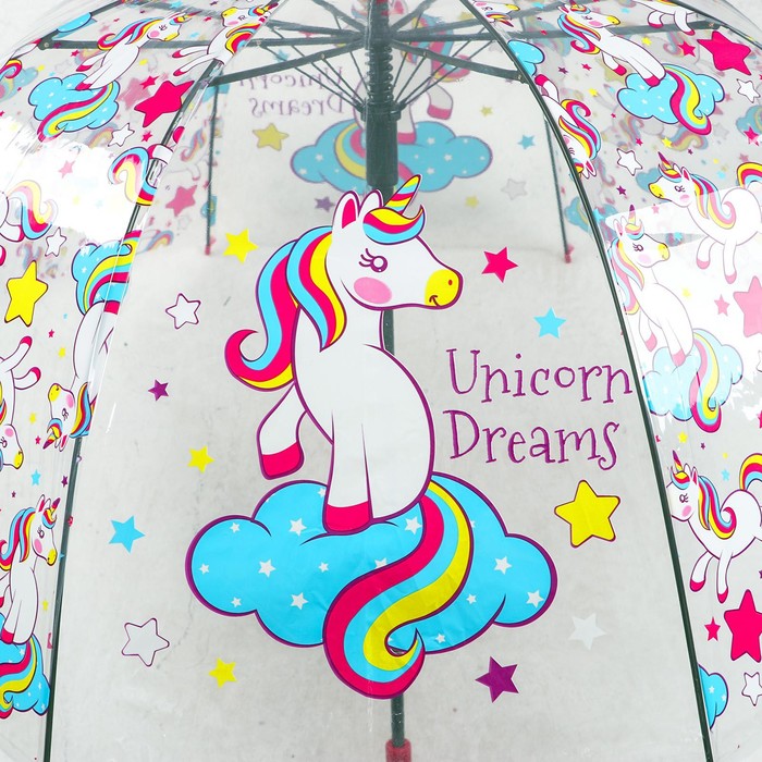Зонт детский «Рожденный быть единорогом» цвета МИКС - фото 1905491896