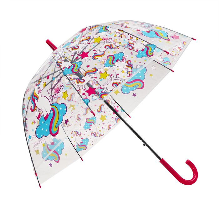 Зонт детский «Рожденный быть единорогом» цвета МИКС - фото 1884866156