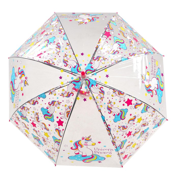 Зонт детский «Рожденный быть единорогом» цвета МИКС - фото 1884866154