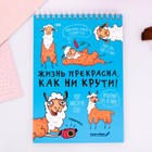 Скетчбук «Жизнь прекрасна, как ни крути!» А5, 40 л, 100 г/м - Фото 1