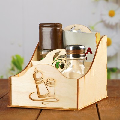 Органайзер для хранения специй Дарим Красиво «Оливки», 20×13×15 см, дерево