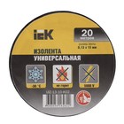 Изолента IEK, ПВХ, 15 мм х 20 м, 130 мкм, черная - Фото 4