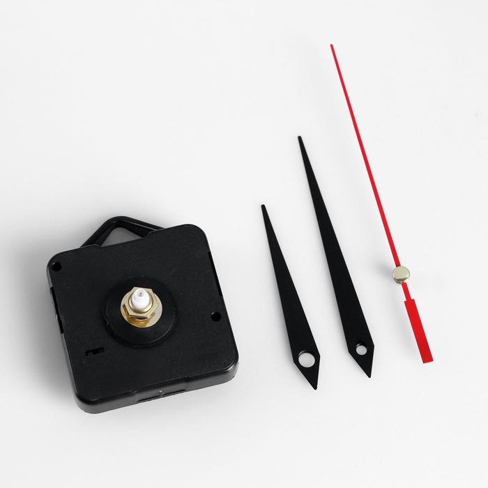 Часовой механизм со стрелками «Соломон-4», плавный ход, шток 12 мм, стрелки 60/84/85 мм - Фото 1