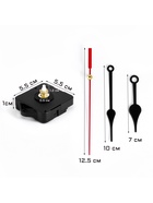 Часовой механизм со стрелками «Соломон-6», плавный ход, шток 12 мм, стрелки 70/95/94 мм - Фото 2