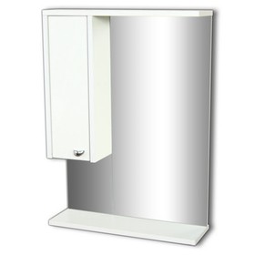 Зеркало-шкаф для ванной комнаты 'Блик 60 ЛАЙТ' левый  15,2 х 60,6 х 77 см