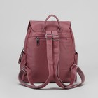 Рюкзак молодёжный, отдел на молнии, 4 наружных кармана, цвет розовый - Фото 3