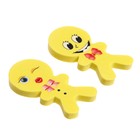 Набор фигурных ластиков «Смайл», 2 штуки, в блистере, МИКС - Фото 4