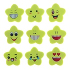 Набор фигурных ластиков «Смайл», 3 штуки, в блистере, МИКС - Фото 3