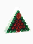 Ёлочные игрушки «Треугольник», шары новогодние, набор 56 шт., d=3 см, красный/зелёный - Фото 5