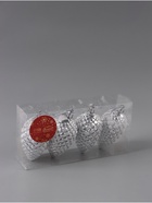 Ёлочные игрушки 4 шт. «Снежная шишка» 7×4.5 см - Фото 3