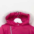Комплект (Куртка + Полукомбинезон), рост 98 см, цвет малина - Фото 3