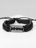 Браслет унисекс "Лезвие", цвет чёрный - фото 809295481