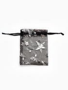 Мешочек подарочный «Звёзды», 10×12 см ( ± 1 см), фасовка 100 шт., чёрный с серебром - фото 116852993