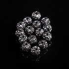 Бусина «Шамбала» 8 мм (набор 15 шт.), цвет серый - Фото 2