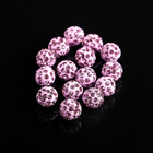 Бусина «Шамбала» 10 мм (набор 15 шт.), цвет сиреневый - Фото 2