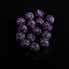 Бусина «Шамбала» 10мм (набор 15шт), цвет фиолетовый - Фото 2
