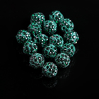 Бусины для творчества «Шамбала», 10 мм, набор 15 шт., цвет изумруд - Фото 2