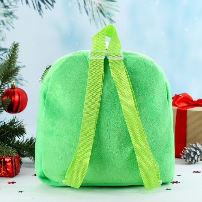 Новогодний детский рюкзак «Дедушка Мороз», 24×24см, на новый год - фото 1905492115