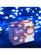 Гирлянда «Нить» 5 м, IP20, тёмная нить, 50 LED, свечение синее, 8 режимов, 220 В - Фото 9