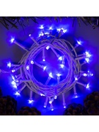 Гирлянда «Нить» 5 м, IP20, белая нить, 50 LED, 8 режимов, 220 В, свечение синее 3556774 - фото 319929064