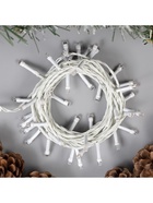Гирлянда «Нить» 5 м, IP20, белая нить, 50 LED, 8 режимов, 220 В, свечение синее 3556774 - фото 319929065