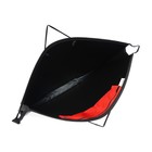 Папка для чертежей и рисунков А2, 650×480×50 мм, с ручками, пластиковая, молния сверху, Оникс, ПР 2-8, 0.9 мм, карман, «Чёрный» - Фото 7