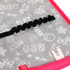 Пенал школьный, 2 секции, 11×19 см, ярко-розовый - Фото 7