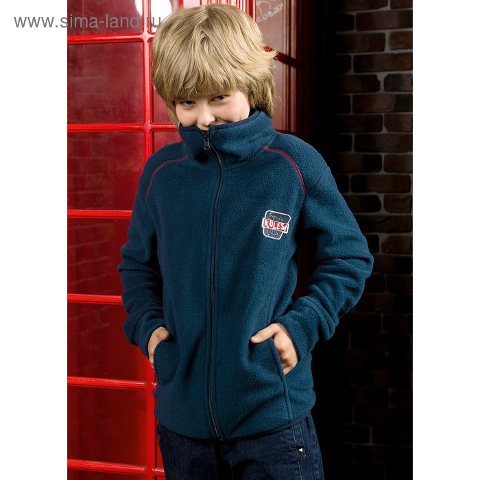 Куртка для мальчика, рост 140 см, цвет джинс - Фото 1