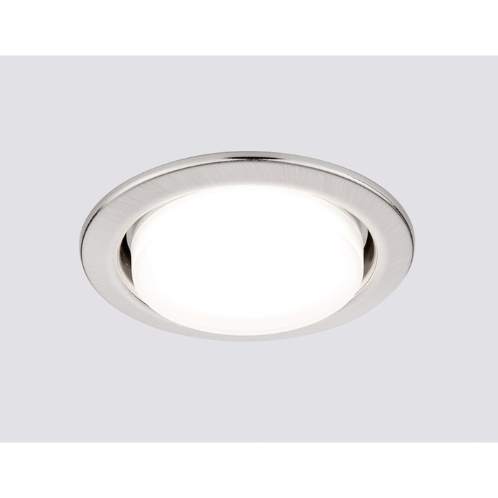Светильник Ambrella light встраиваемый, GX53, цвет серебро, d=90 мм - фото 1906941541