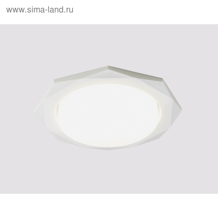 Светильник Ambrella light встраиваемый, GX53, цвет белый, d=85 мм - Фото 1