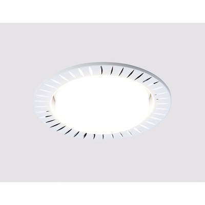 Светильник Ambrella light встраиваемый, GX53, цвет белый, d=85 мм