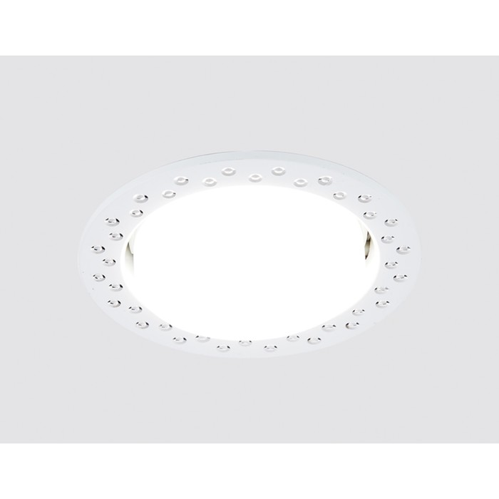 Светильник Ambrella light встраиваемый, GX53, цвет белый, d=85 мм - фото 1906941551