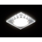Светильник Ambrella light встраиваемый светодиодный, G5.3, 3Вт, цвет матовый, d=85 мм - фото 4218587