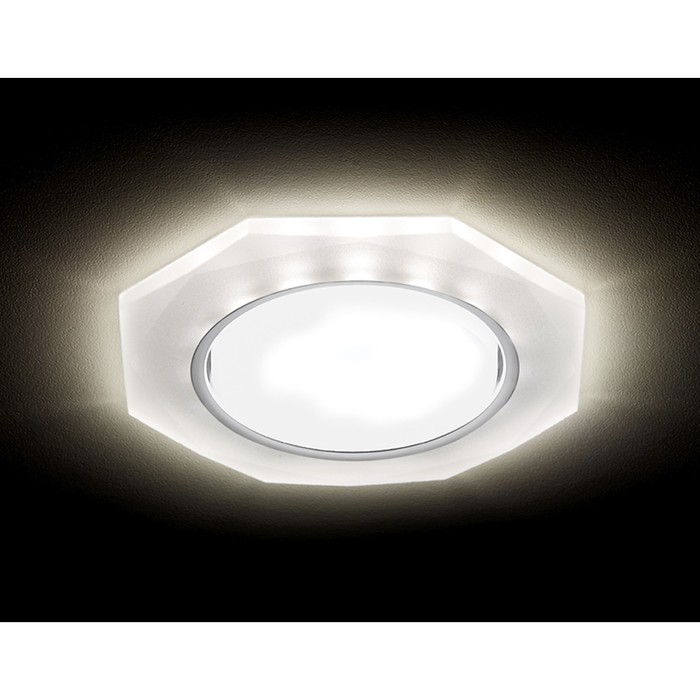 Светильник Ambrella light встраиваемый светодиодный, G5.3, 3Вт, цвет белый, d=85 мм - фото 1906941559