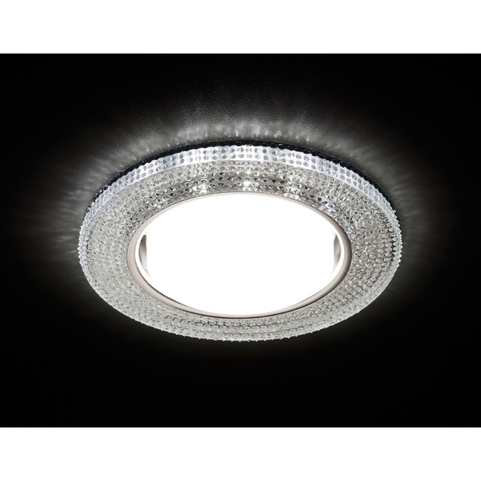 Светильник Ambrella light встраиваемый светодиодный, G5.3, 3Вт, цвет хром, d=85 мм - фото 1906941567