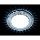 Светильник Ambrella light встраиваемый светодиодный, G5.3, 3Вт, цвет хром, d=85 мм - фото 4218603