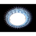 Светильник Ambrella light встраиваемый светодиодный, G5.3, 3Вт, цвет хром, d=85 мм - фото 4218605
