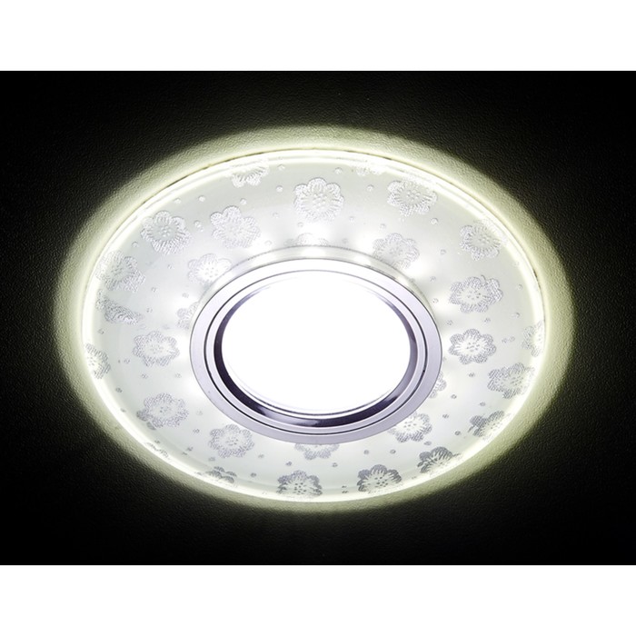 Светильник Ambrella light встраиваемый светодиодный, G5.3, 3Вт, цвет хром, d=60 мм - фото 1906941579