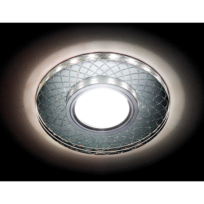 Светильник Ambrella light встраиваемый светодиодный, G5.3, 3Вт, цвет хром, d=60 мм - фото 1906941580