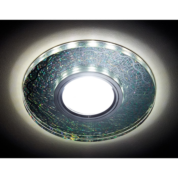 Светильник Ambrella light встраиваемый светодиодный, G5.3, 3Вт, цвет хром, d=60 мм - фото 1906941582