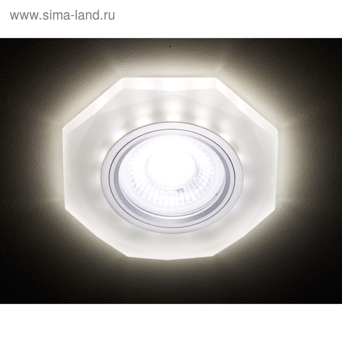Светильник Ambrella light встраиваемый светодиодный, G5.3, 3Вт, цвет белый, d=60 мм - Фото 1