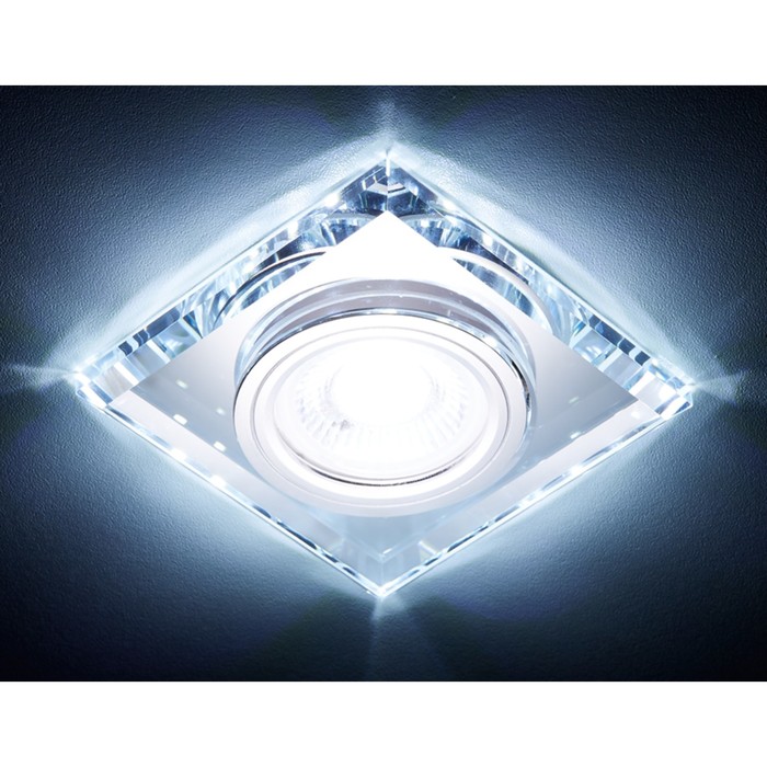 Светильник Ambrella light встраиваемый светодиодный, G5.3, 3Вт, цвет прозрачный, d=60 мм - фото 1906941589