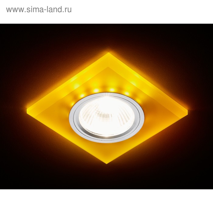 Светильник Ambrella light встраиваемый светодиодный, G5.3, 3Вт, цвет хром, d=60 мм - Фото 1