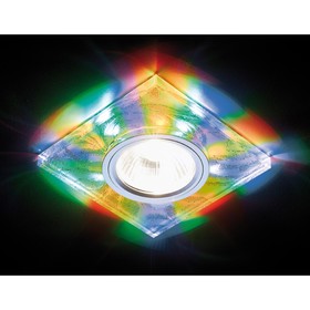 Светильник Ambrella light встраиваемый светодиодный, G5.3, 3Вт, цвет белый, хром, d=55 мм