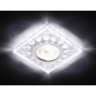 Светильник Ambrella light встраиваемый светодиодный, G5.3, 3Вт, цвет белый, серебро, d=55 мм - фото 4218641
