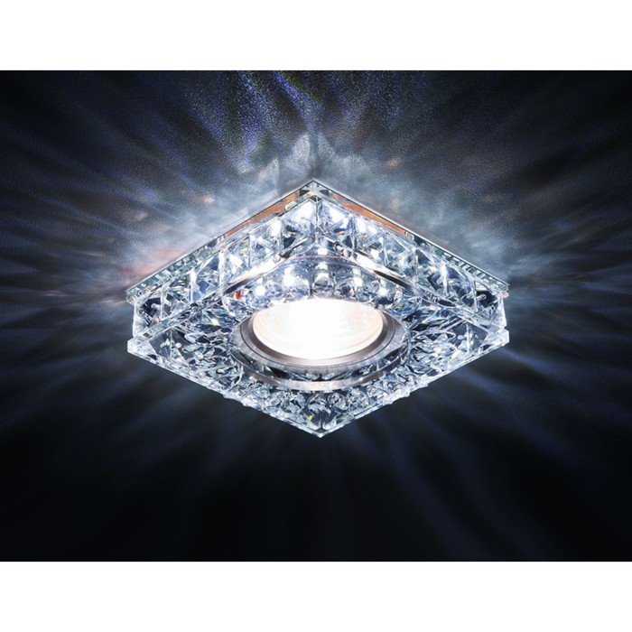 Светильник Ambrella light встраиваемый светодиодный, G5.3, 3Вт, цвет хром, d=60 мм - фото 1906941609