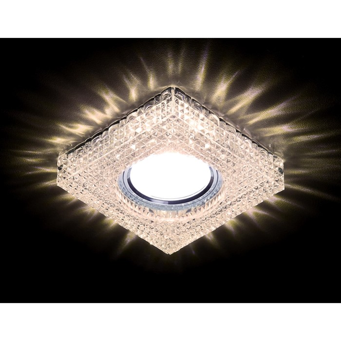 Светильник Ambrella light встраиваемый светодиодный, G5.3, 3Вт, цвет хром, d=60 мм
