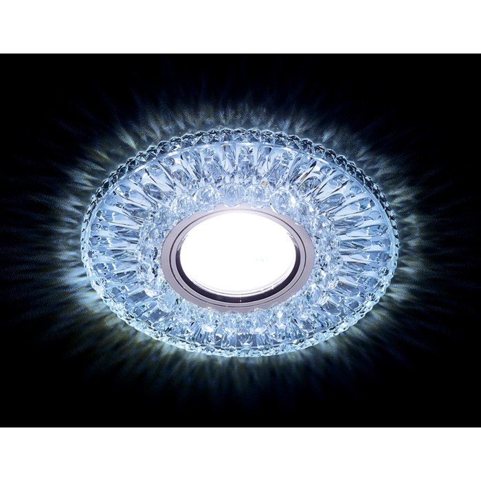 Светильник Ambrella light встраиваемый светодиодный, G5.3, 3Вт, цвет хром, d=60 мм - фото 1906941619